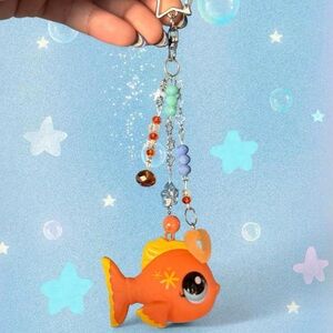 lps Orange Fish Keychain